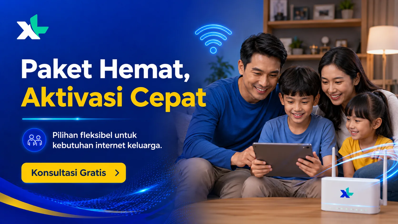 Paket Hemat dan Aktivasi Cepat WiFi XL